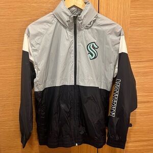 Seattle Kraken Youth Goal Line Stance Full Zip | Size Youth Large | NWT